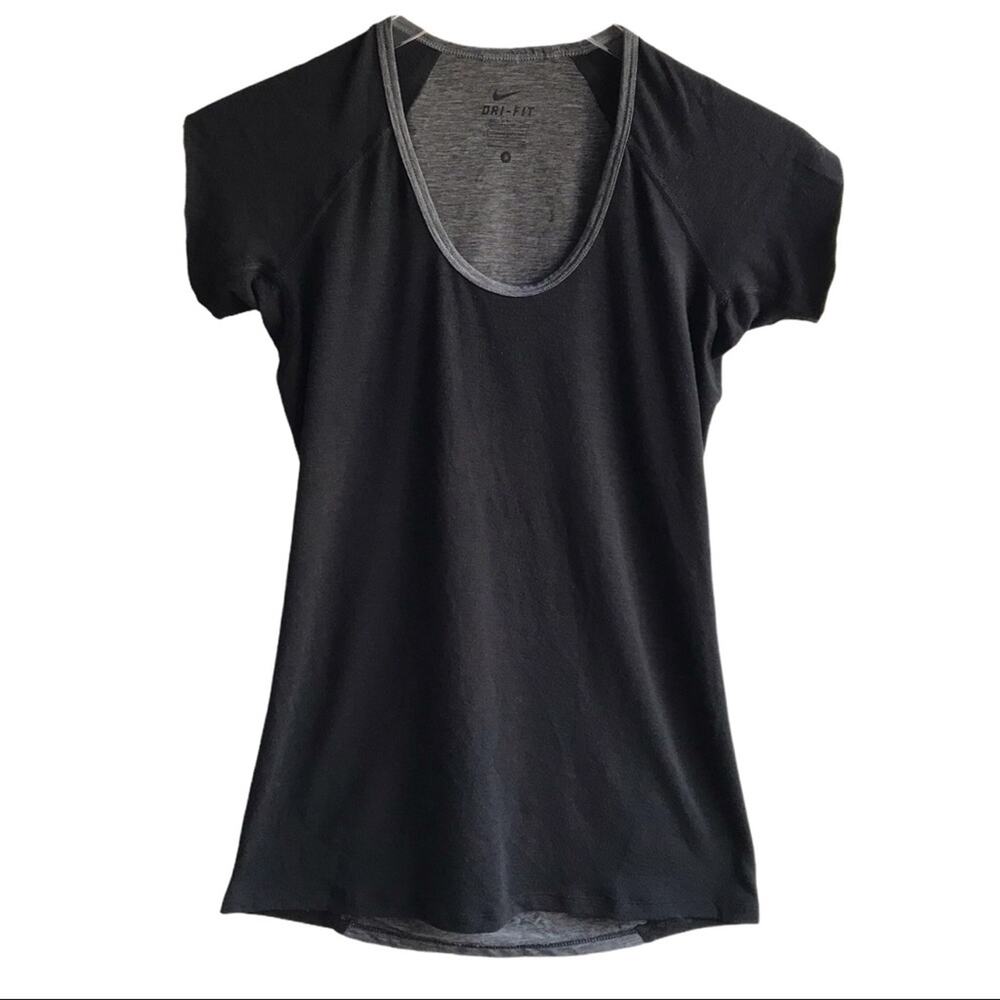 Nike Pro Lux Studio Dri Fit Top Short Sleeve Shirt Size S Athleisure Gym Workout